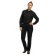 Uniform Works unisex overhemd lange mouw zwart XL