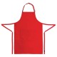 Chef Works halterschort rood