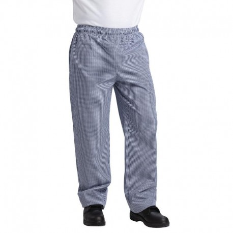 Whites Vegas koksbroek blauw-wit geruit S