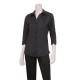 Uniform Works dames stretch shirt zwart S