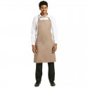 Whites halterschort polyester-katoen lichtbruin