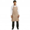 Whites halterschort polyester-katoen lichtbruin