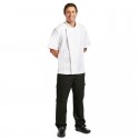 Chef Works Springfield unisex koksbuis met rits wit L