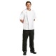 Chef Works Springfield unisex koksbuis met rits wit XL