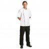 Chef Works Springfield unisex koksbuis met rits wit XL