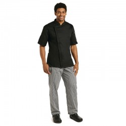 Chef Works Springfield unisex koksbuis met rits zwart L