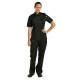 Chef Works Springfield unisex koksbuis met rits zwart S