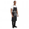 Southside halterschort zwart denim