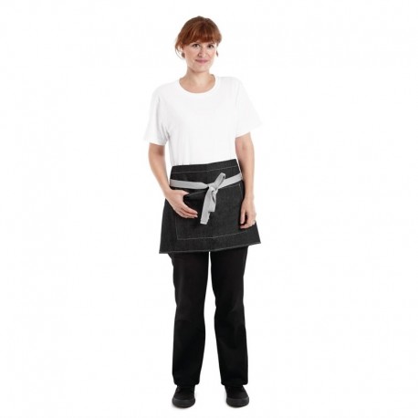 Whites Southside Denimbistroschort zwart