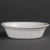 Olympia Whiteware ovale taartschaal 17cm