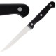 Olympia gekartelde steakmessen met zwart heft 11,5cm