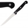 Olympia gekartelde steakmessen met zwart heft 21,5cm