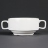 Olympia Whiteware stapelbare soepkop 40cl