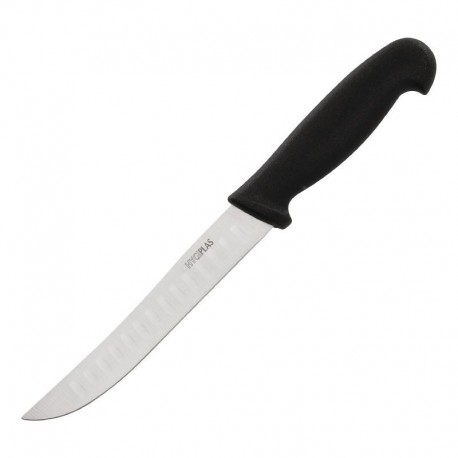 Hygiplas gegolfd officemes 12,5cm zwart