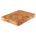 Vogue rechthoekige rubberhouten snijplank 30,5x45,5cm