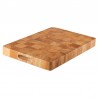 Vogue rechthoekige rubberhouten snijplank 30,5x45,5cm