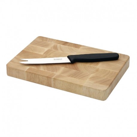 Vogue rechthoekige houten snijplank 15x23cm