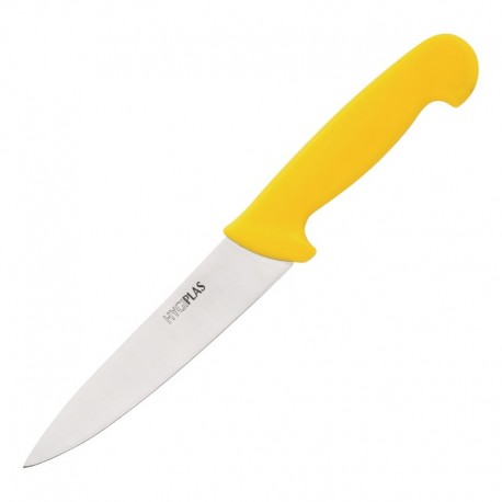 Hygiplas koksmes 16cm geel