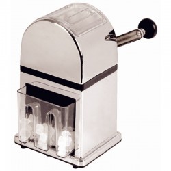 Olympia ijscrusher met schep RVS