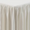 Tafelkleed met rok crème - plissé