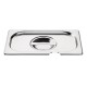 Vogue RVS deksel met lepeluitsparing GN1/4