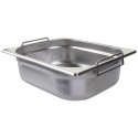 Vogue RVS GN 1/2 bak met handvatten 10cm