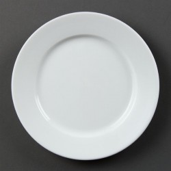 Olympia Whiteware borden met brede rand 20,2cm
