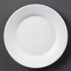 Olympia Whiteware borden met brede rand 23cm