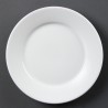 Olympia Whiteware borden met brede rand 23cm