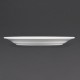 Olympia Whiteware borden met brede rand 23cm