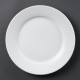Olympia Whiteware borden met brede rand 25cm