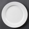 Olympia Whiteware borden met brede rand 28cm
