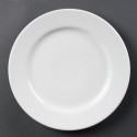 Olympia Whiteware borden met brede rand 31cm