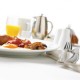 Olympia Whiteware borden met brede rand 31cm