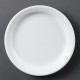 Olympia Whiteware borden met smalle rand 18cm