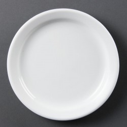 Olympia Whiteware borden met smalle rand 18cm
