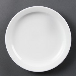 Olympia Whiteware borden met smalle rand 20,2cm