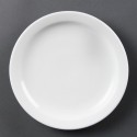 Olympia Whiteware borden met smalle rand 20,2cm