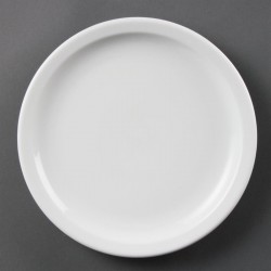Olympia Whiteware borden met smalle rand 23cm