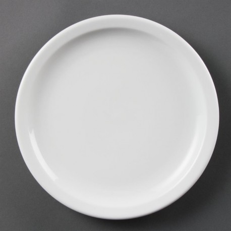Olympia Whiteware borden met smalle rand 23cm
