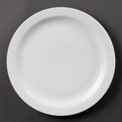 Olympia Whiteware borden met smalle rand 28cm