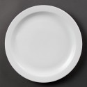 Olympia Whiteware borden met smalle rand 28cm