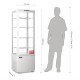 Polar koelvitrine met gebogen deur 235ltr