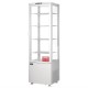 Polar koelvitrine met gebogen deur 235ltr