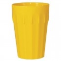 Olympia Kristallon polycarbonaat bekers 26cl geel