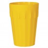 Olympia Kristallon polycarbonaat bekers 26cl geel
