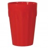 Olympia Kristallon polycarbonaat bekers 26cl rood