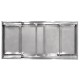 Vogue inklapbare RVS werktafel 120cm