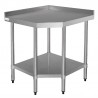 Vogue RVS werktafel hoekelement 60cm