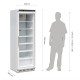 Polar display vriezer met glazen deur 365 liter